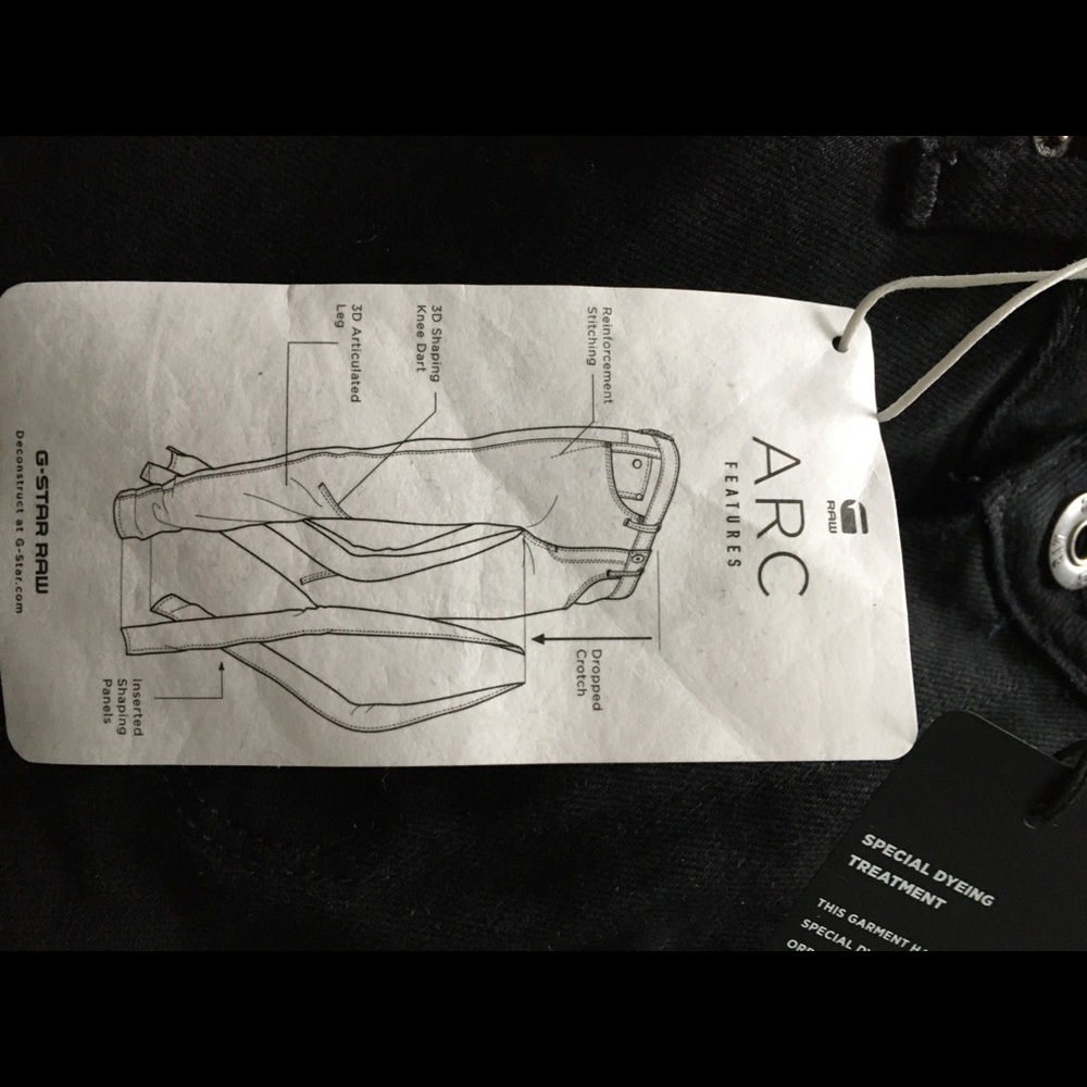 G Star arc black jeans - Picture 5 of 6